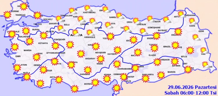 Türkiye’de Yağış Yok, Kuvvetli Rüzgar Uyarısı!