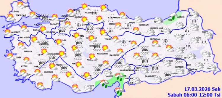 Türkiye’de Yağmur ve Don Uyarısı! Hava Durumu