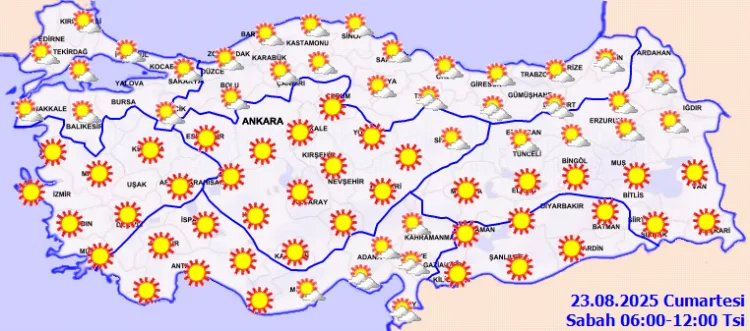 Türkiye’de Yaz Havası Devam Ediyor!