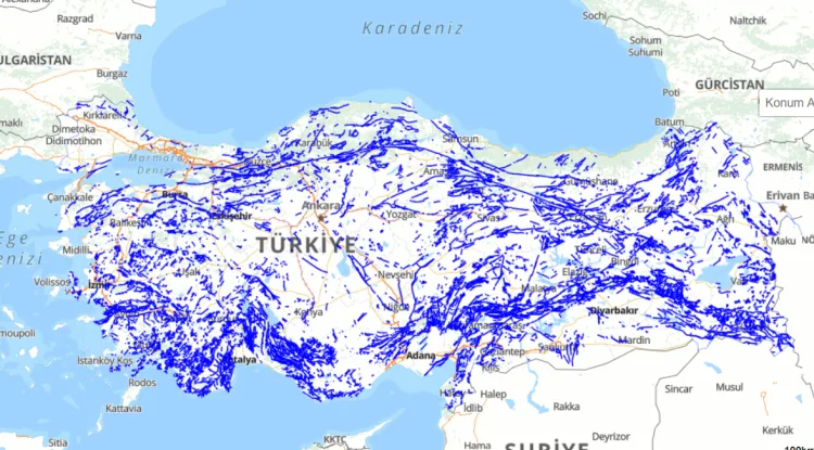 Türkiye Diri Fay Haritası-2026 Yayınlandı!