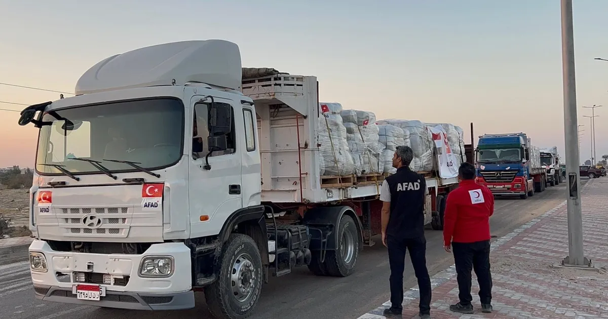 Türkiye, Gazze’ye Yardım Seferberliği Başlattı