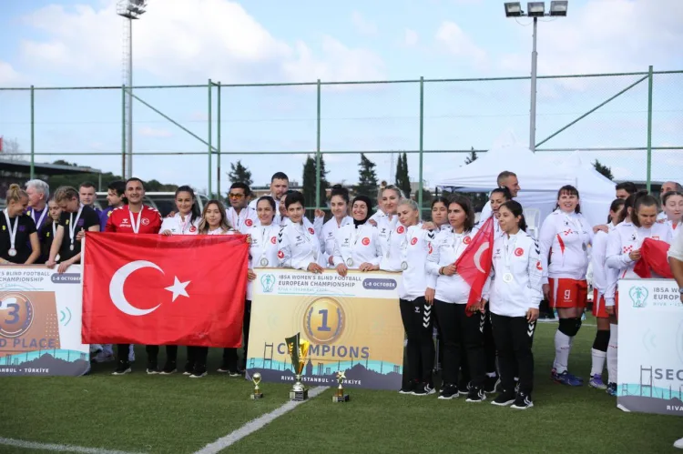 Türkiye Kadın Görme Engelliler Futbolu Avrupa Şampiyonu!