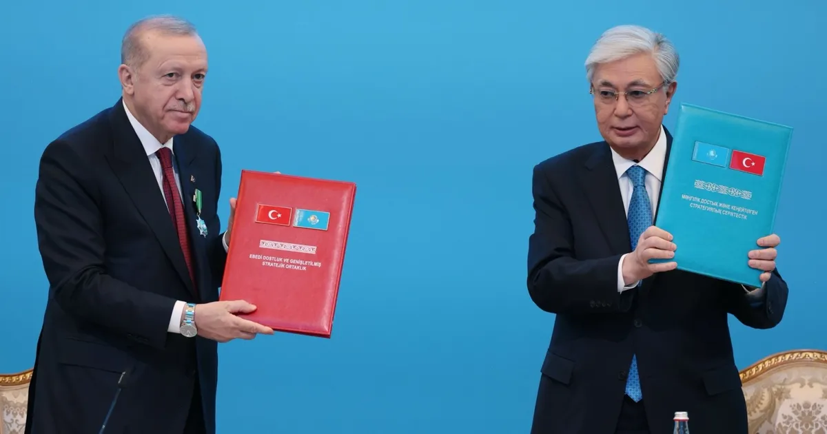Türkiye-Kazakistan Arasında 13 Stratejik Anlaşma!