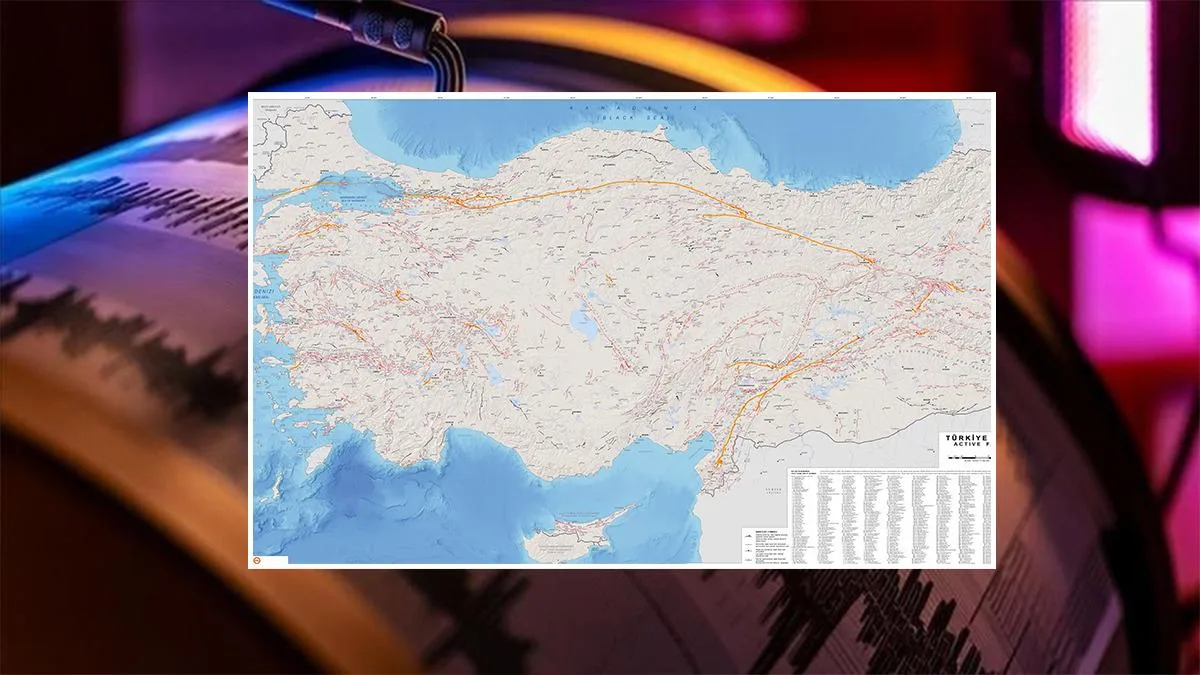 Türkiye’nin Diri Fay Haritası 13 Yıl Sonra Güncellendi