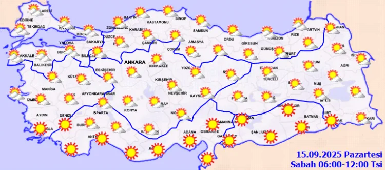 Türkiye’nin Hava Durumu: Sağanak Bekleniyor!