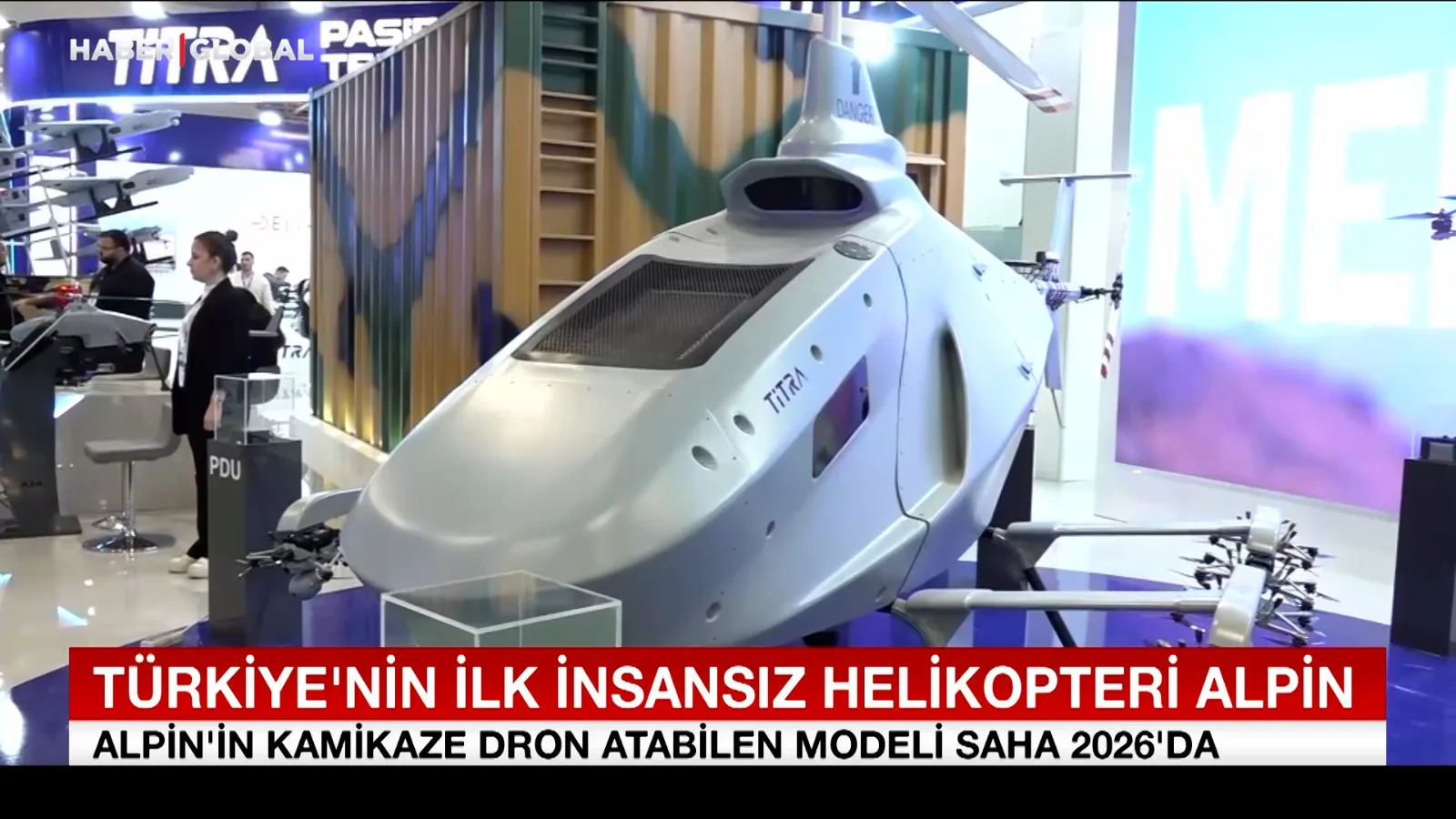 Türkiye’nin İlk İnsansız Helikopteri ALPİN Tanıtıldı