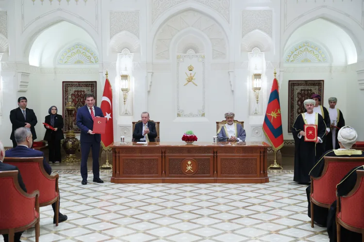 Türkiye-Umman Arasında Dört Stratejik Anlaşma