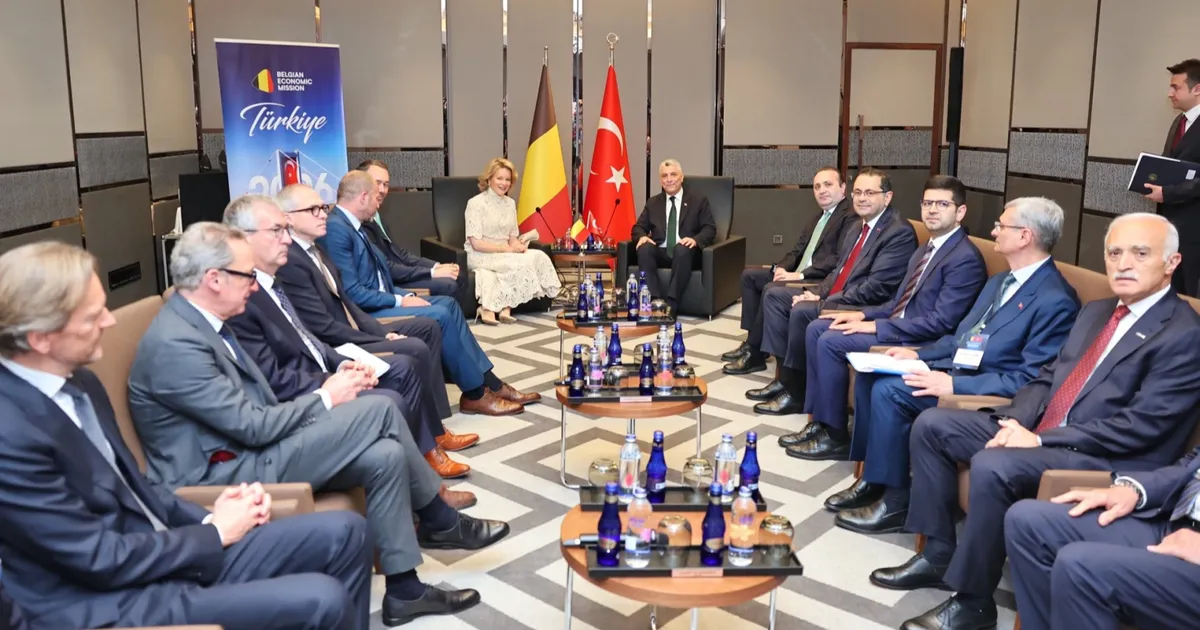 Türkiye ve Belçika Ekonomik İşbirliği İçin Bir Araya Geldi