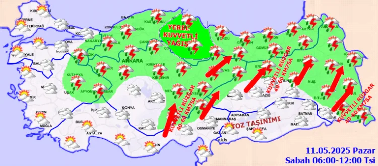 Türkiye’yi Bekleyen Yoğun Yağış ve Fırtına Uyarısı!