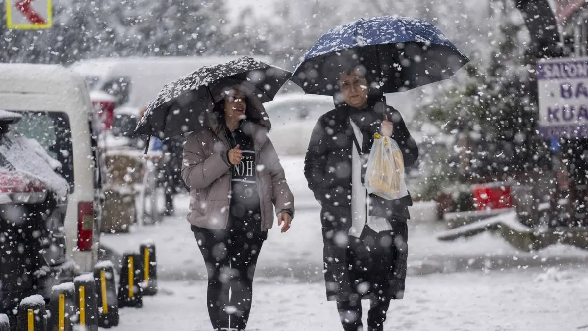 Türkiye’yi Soğuk Hava ve Kar Vurdu!