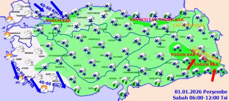Türkiye’yi Soğuk ve Yağışlı Bir Yıl Bekliyor!