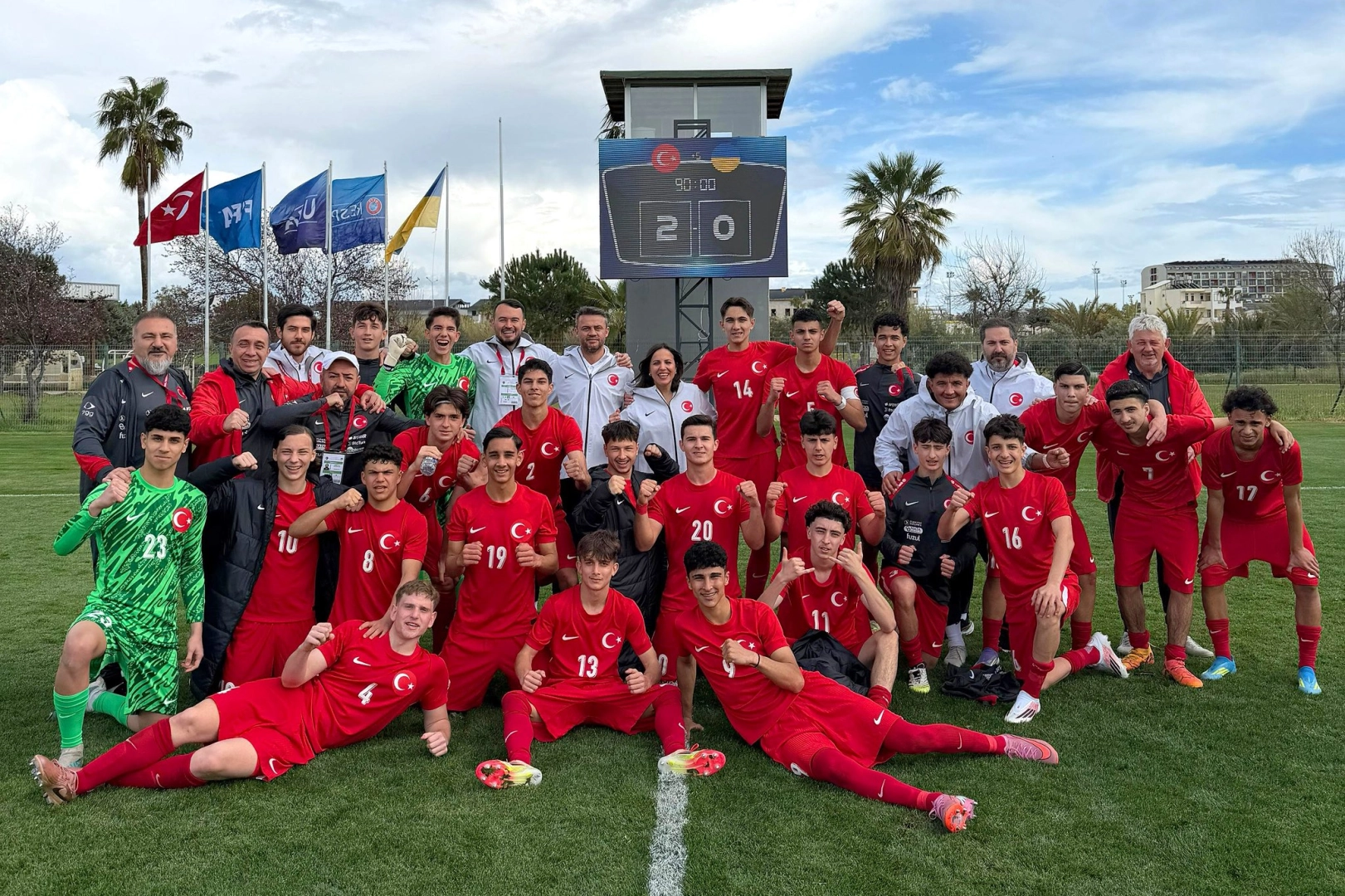 U16 Milliler, Ukrayna’yı 2-0 Mağlup Etti!
