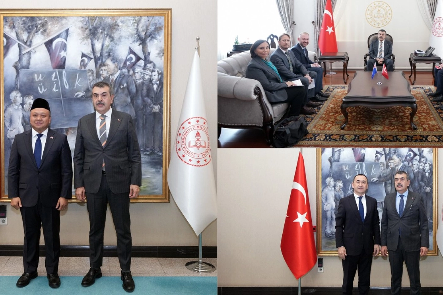 Üç Ülke Büyükelçisi, Bakan Tekin ile Görüştü