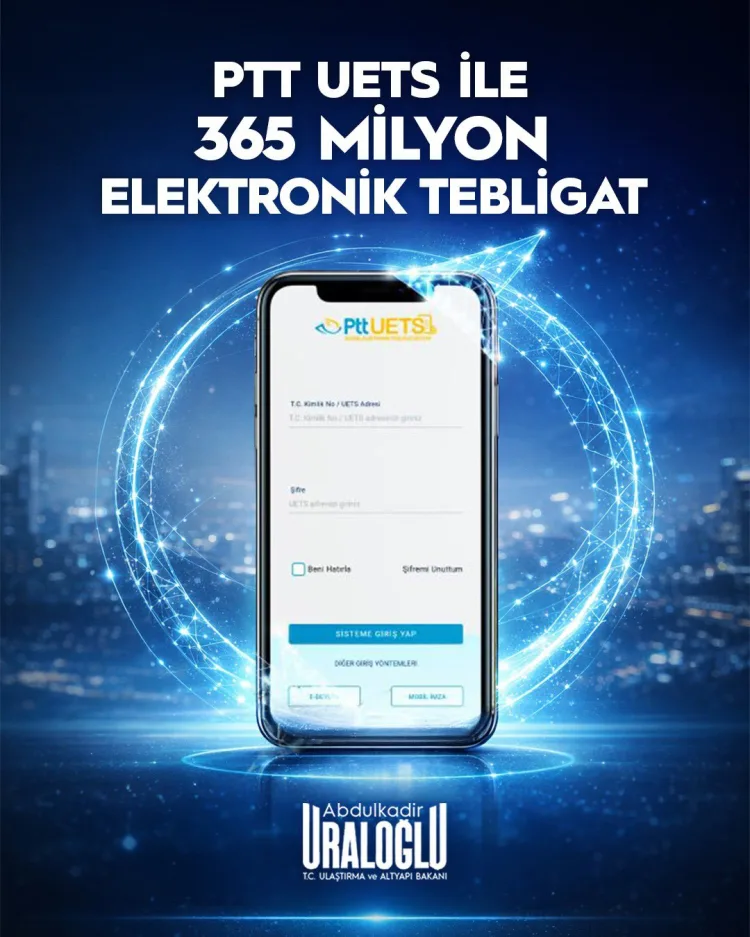 UETS ile 7 Yılda 34 Milyar TL Tasarruf Sağlandı