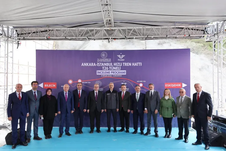 Ulaştırma Bakanı T26 Tüneli’nde İncelemelerde Bulundu