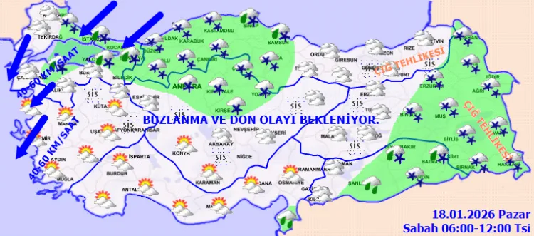 Ülke Genelinde Hava Durumu: Yağış ve Soğuk Uyarısı
