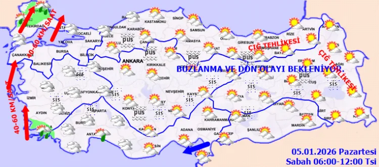 Ülke Genelinde Şiddetli Hava Uyarıları!
