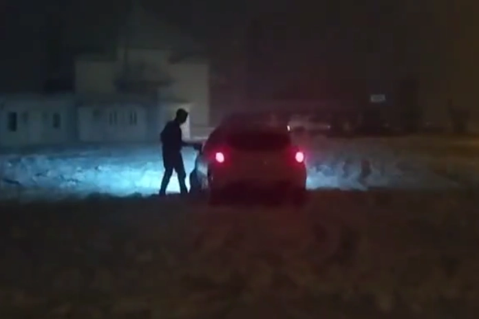 Uludağ’da Drift Yapan Sürücüye Ceza!