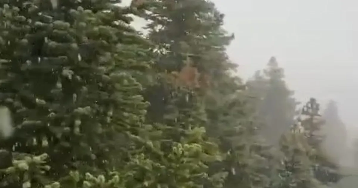 Uludağ’da İlk Kar Yağışı Amatör Kameralarda!