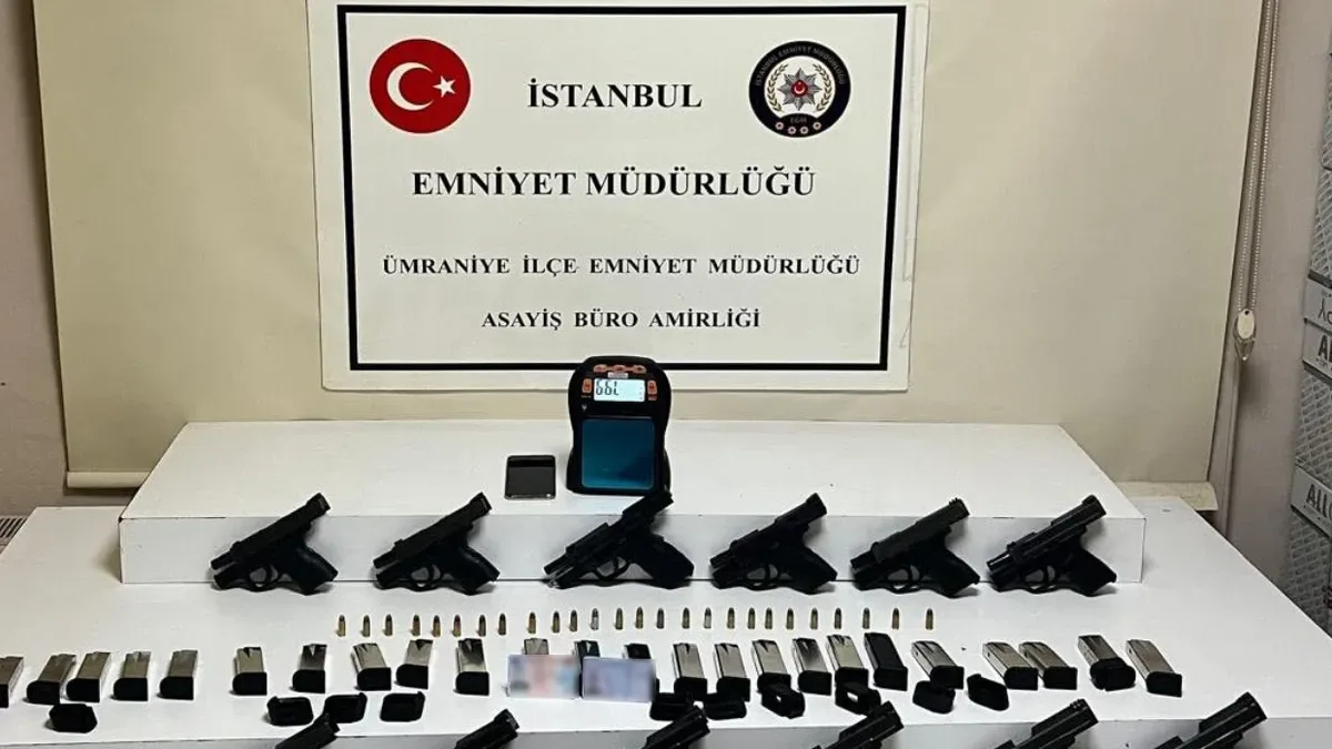 Ümraniye’de Silah ve Uyuşturucu Operasyonu!