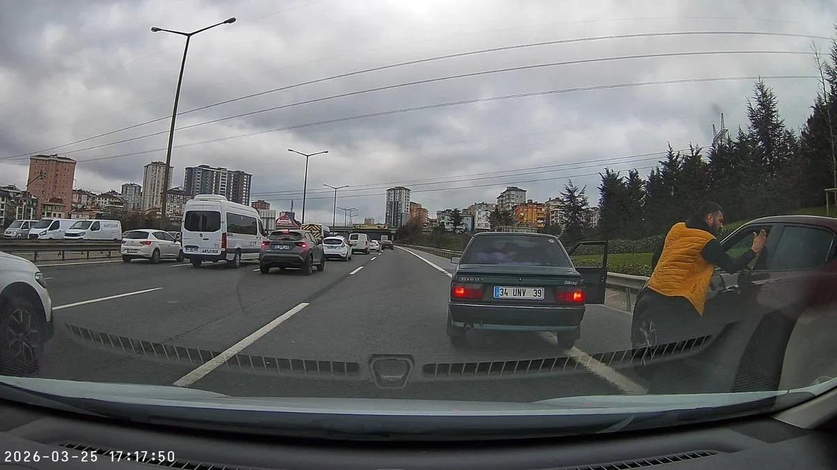 Ümraniye’de Trafik Kavgası: Tokatlı Saldırı!