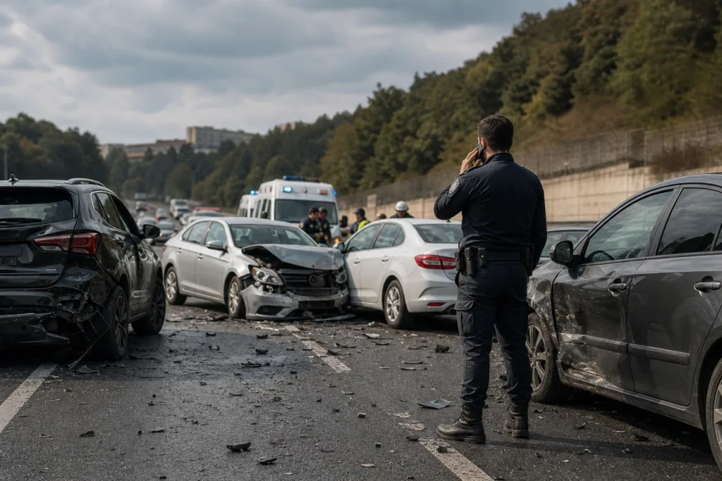 Ümraniye Şile Otoyolu’nda Zincirleme Kaza: 3 Yaralı, Sürücü Kaçtı