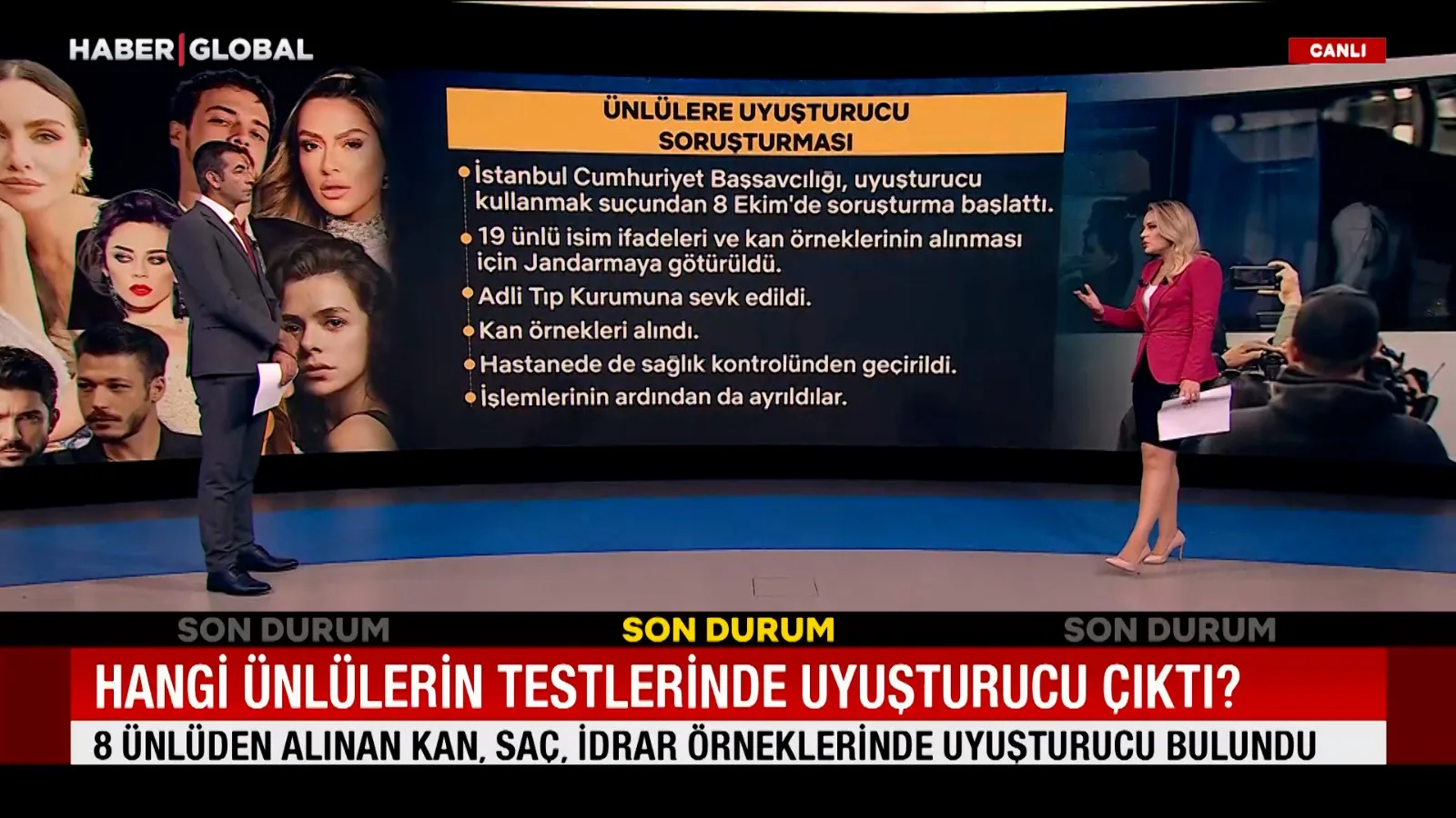 Ünlülerde Uyuşturucu Testi: 19 Kişi Sorgulandı