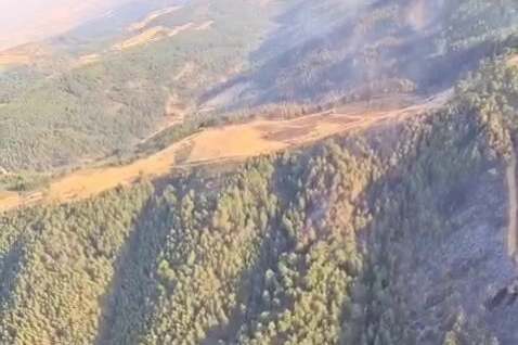 Uşak ve Bilecik’te Yangınlar Kontrol Altında