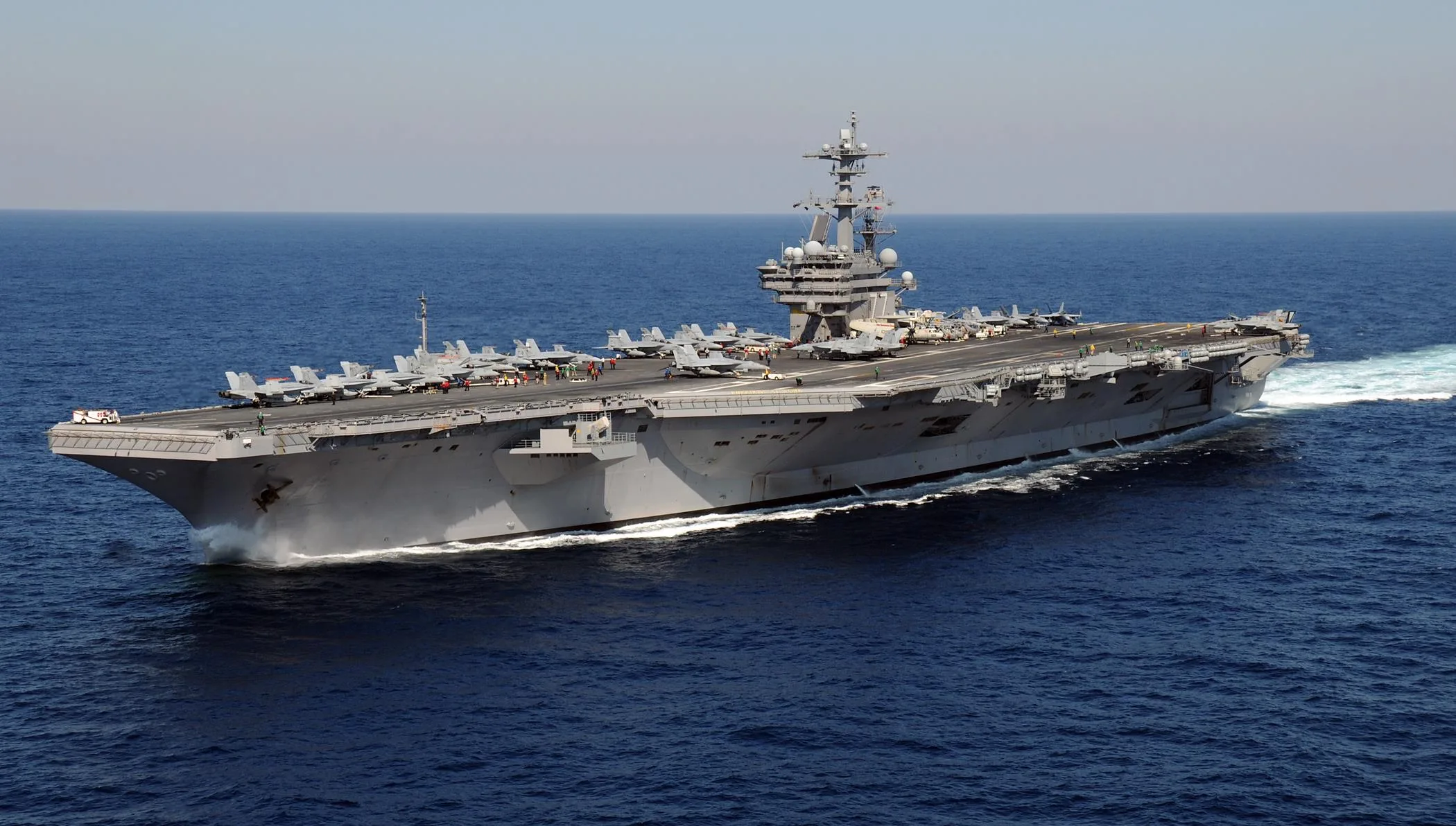 USS George H.W. Bush Orta Doğu’ya Görev İçin Gidiyor
