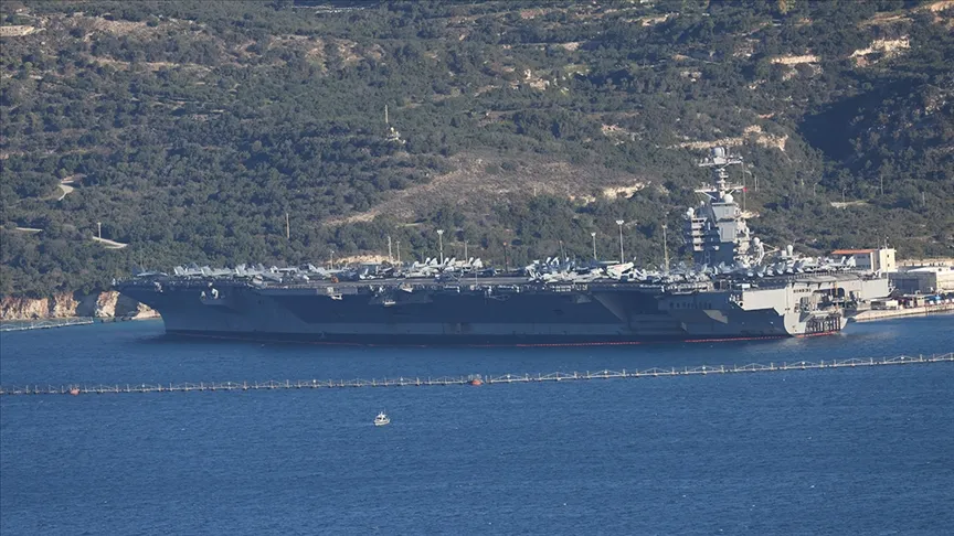 USS Gerald R. Ford Kızıldeniz’e Ulaştı!