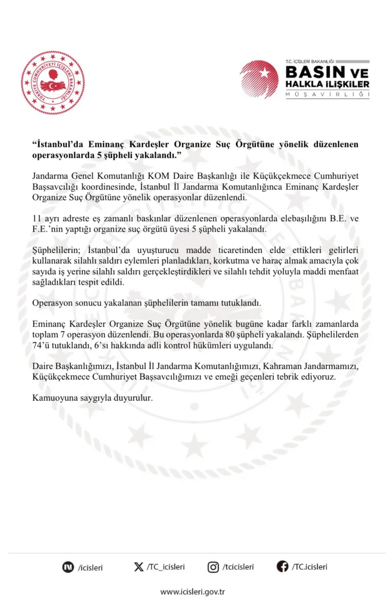 Uyuşturucu Çetesi ‘Eminanç Kardeşler’e Baskın!
