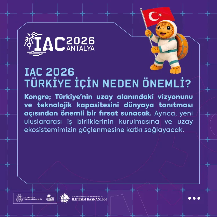 Uzay Kongresi IAC 2026, Antalya’da Buluşuyor!
