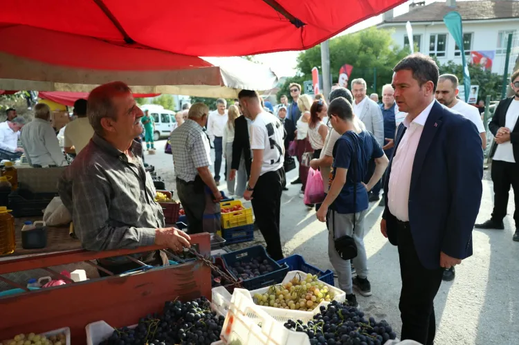 Üzüm Festivali’nde Üreticilere Destek Mesajı