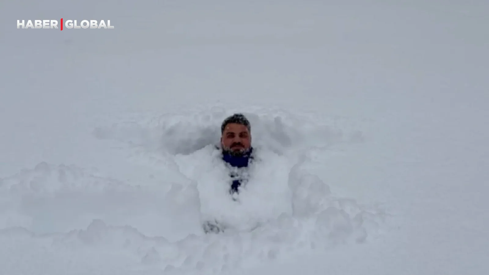 Uzungöl’de Kar Kalınlığı 1 Metreyi Aştı!