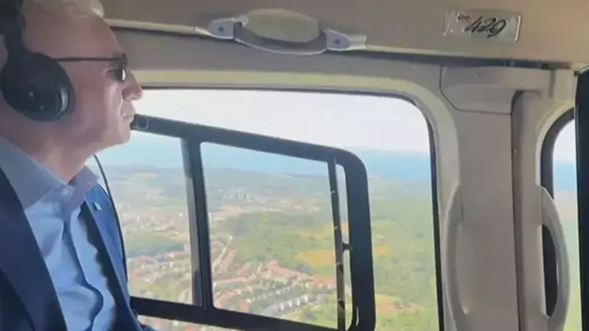 Vali Gül, Trafiği Hava’dan Denetledi!