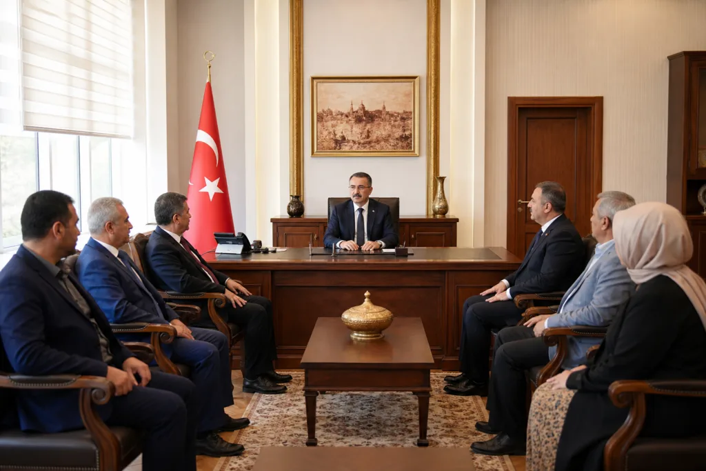 Vali Yılmaz, Dernek Yönetimini Dinledi