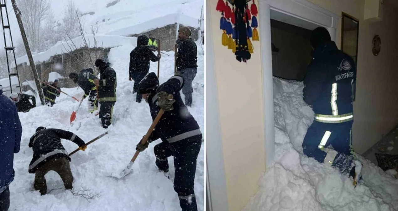 Van’da Çığ Faciası: Mahsur Kalanlar Kurtarıldı!