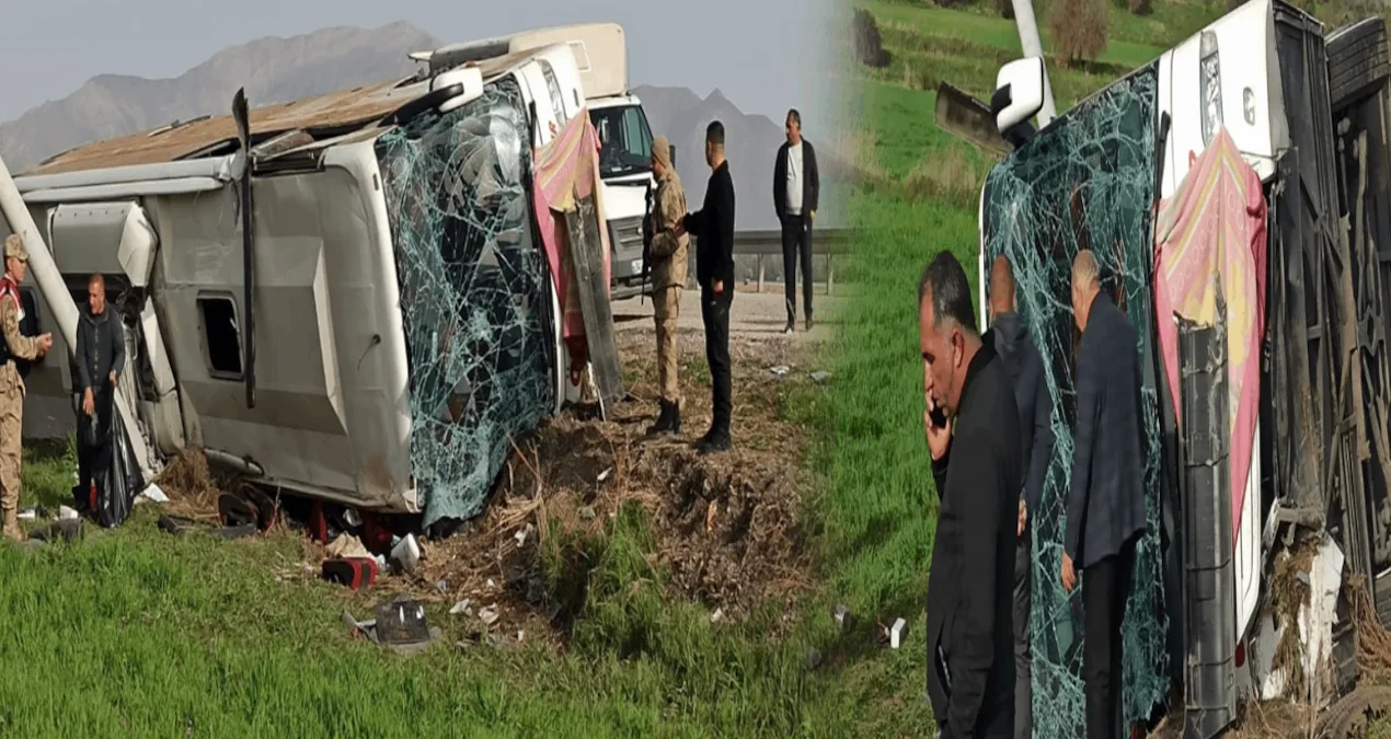 Van’da Otobüs Devrildi: 28 Yaralı!