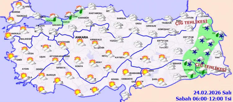 Yağış Uyarısı: Çığ ve Kar Erimesi Tehlikesi!