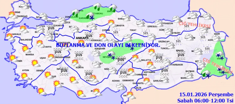 Yağış ve Buzlanma Uyarısı: Dikkatli Olun!