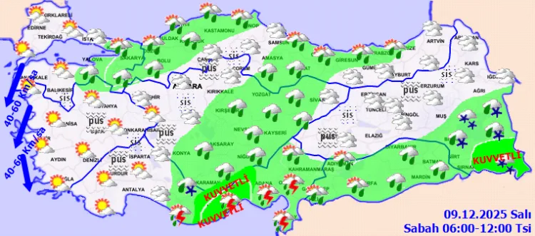 Yağış ve Rüzgar Uyarısı: Dikkatli Olun!