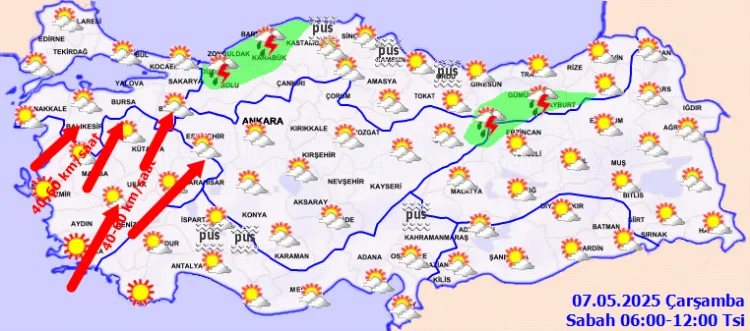 Yağış ve Rüzgar Uyarısı: Dikkatli Olun!