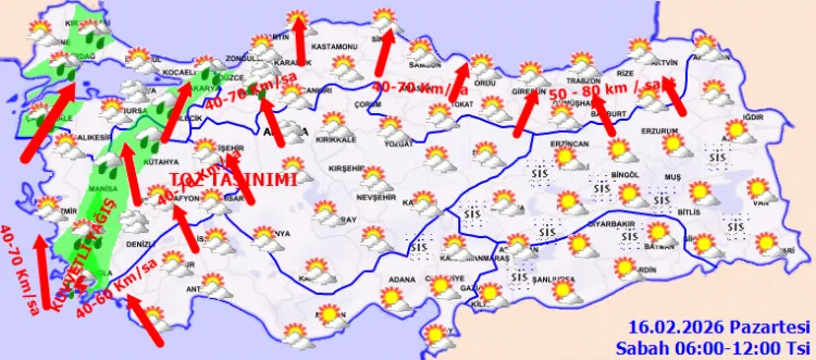 Yağmur, Fırtına ve Çığ Tehlikesi: Dikkat!
