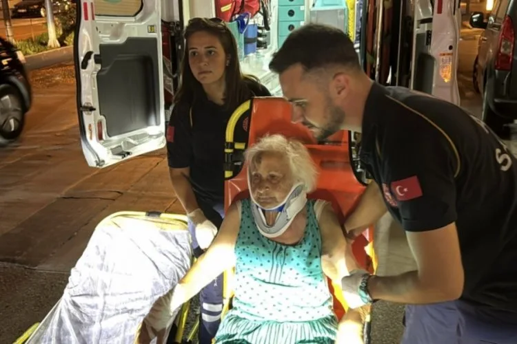 Yalnız Yaşayan Kadın Düşüp Yaralandı, Kurtarıldı!