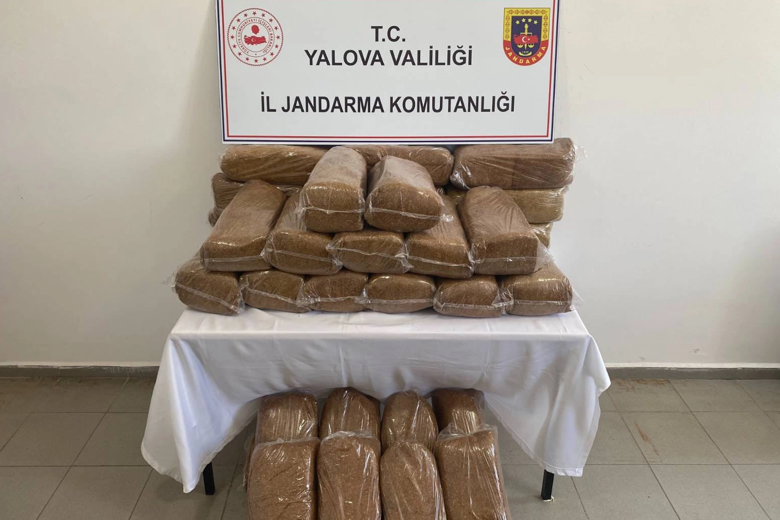 Yalova’da 160 kg Bandrolsüz Tütün Ele Geçirildi!