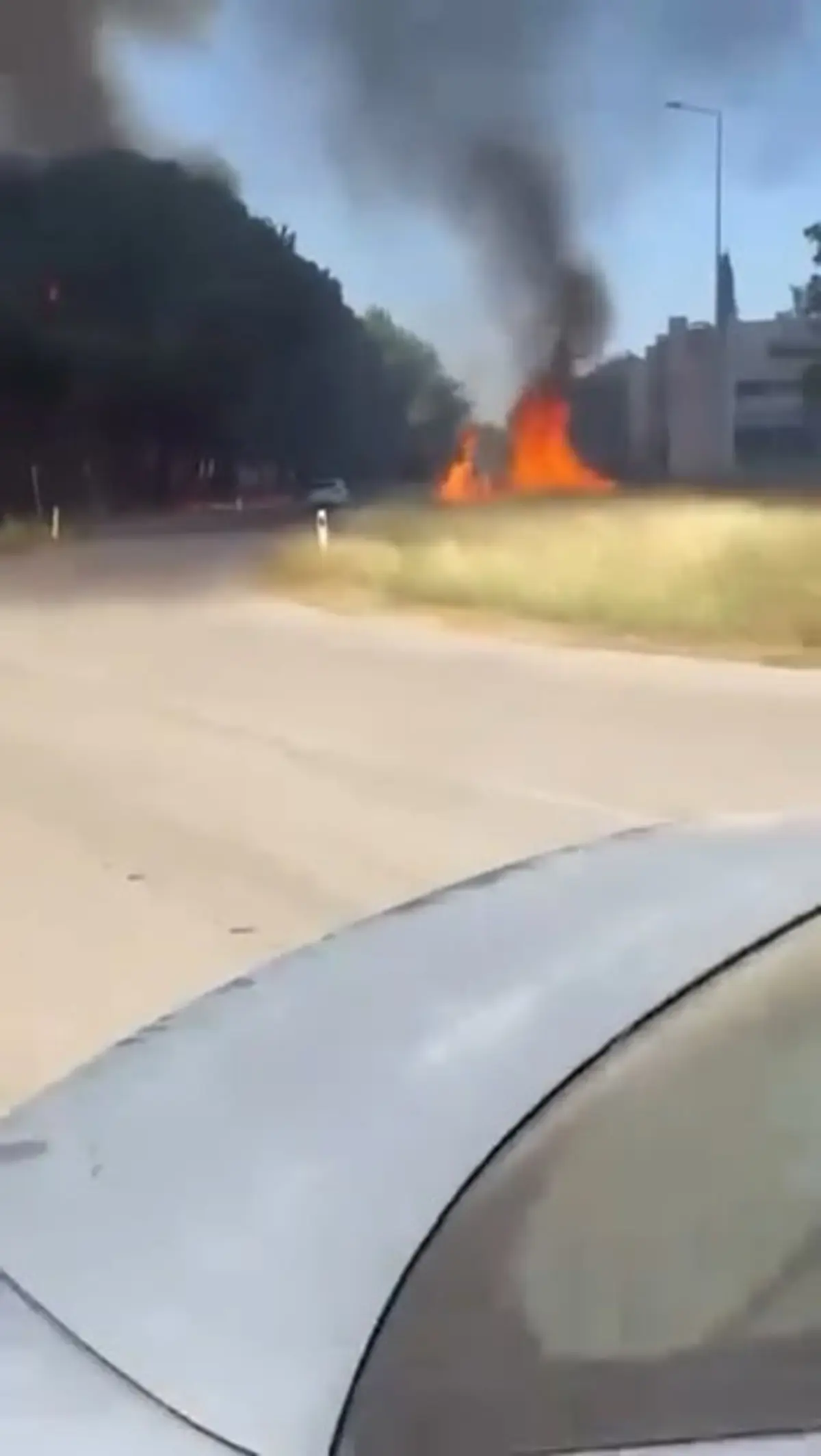 Yer: Yalova! Eğitim uçuşundaki F16 nın kaza kırım anına ilişkin yeni görüntüler 5