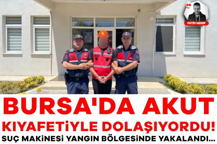 Yangın Bölgesinde AKUT Kıyafetiyle Suçüstü!