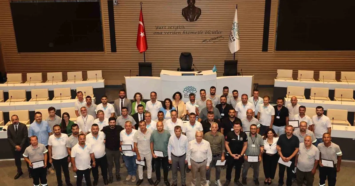 Yangınla Mücadelede Kahramanlara Teşekkür Töreni