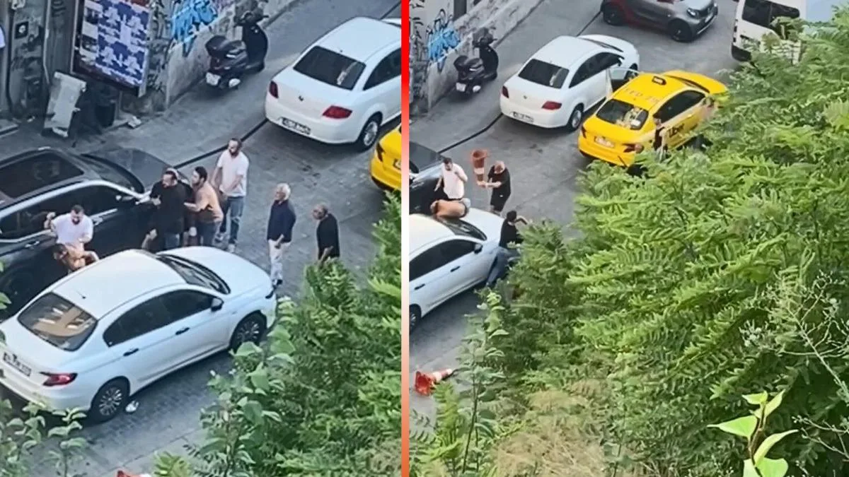 Yarı Çıplak Adam Motosikletin Önüne Atladı!