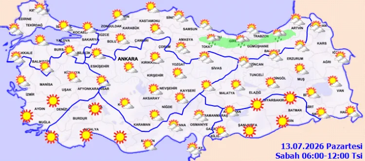 Yarın Hava Durumu: Sağanak Yağış Geliyor!